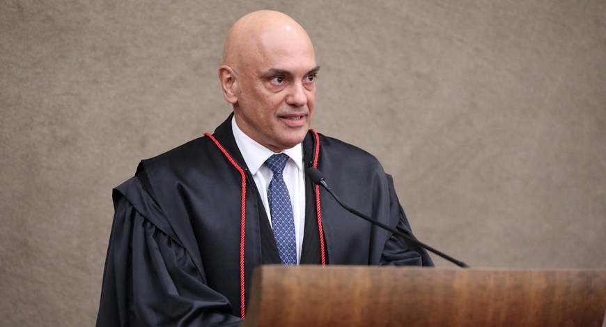 Alexandre de Moraes defende democracia e sistema eleitoral em discurso de posse